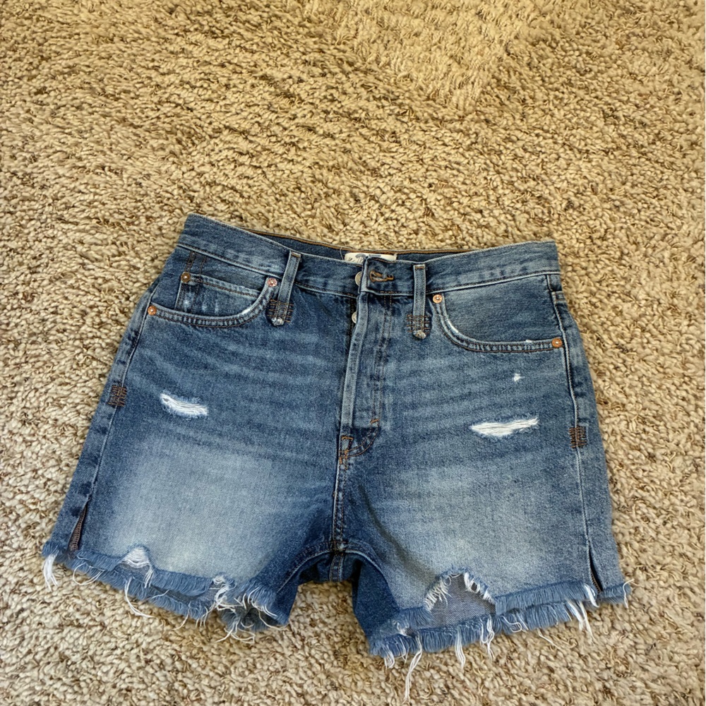 We the Free Classic Cut Off Blue Denim